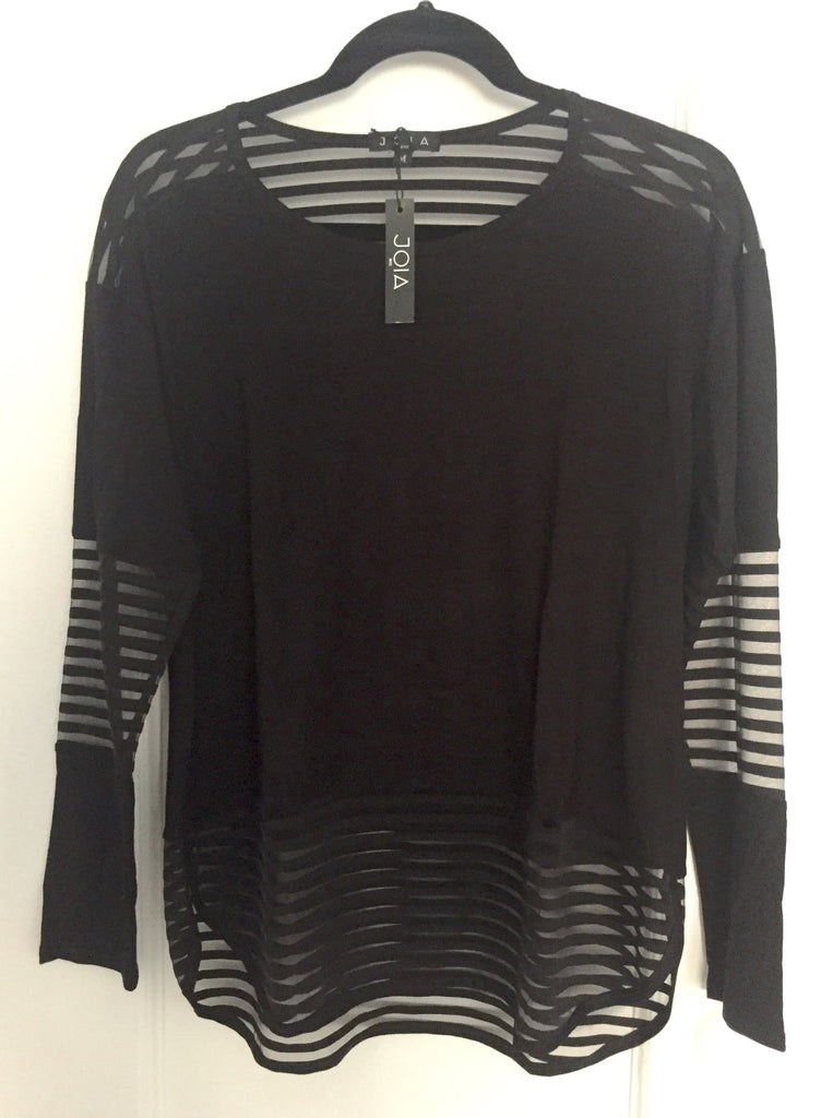 Long Sleeve Mesh with Stripes